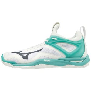 Dámské Boty na Házenou Mizuno Wave Mirage 3 Bílé/Tyrkysové